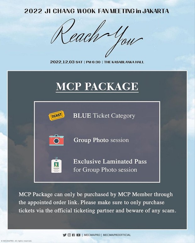 MCP package fanmeeting Ji Chang Wook/ Foto: instagram.com/mecimapro MCP package fanmeeting Ji Chang Wook/ Foto: instagram.com/mecimapro