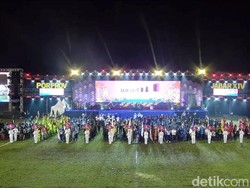 Atraksi Kolosal Sejarah Galuh Warnai Pembukaan Porprov XIV Jabar
