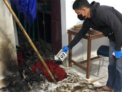 Sekretariat KNPI Toraja Utara Diduga Dibakar OTK, Polisi Selidiki