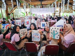 Dorong Kreativitas, Srikandi Ganjar Jabar Gelar Pelatihan Painting