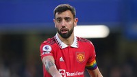 Bruno Fernandes menempati nomor lima, seperti dilansir dari The Sun. Bruno digaji 240 ribu Pounds per pekan atau setara Rp 4,6 miliar (Getty Images)