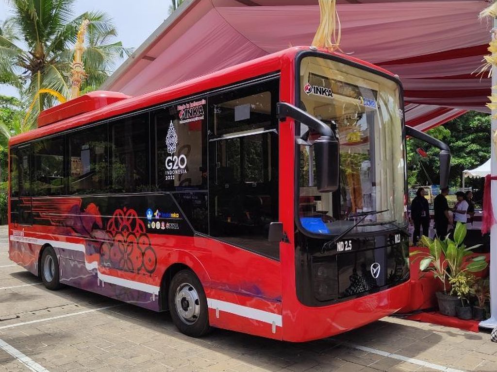 Bus Listrik Merah Putih 4 Kampus akan Diproduksi INKA