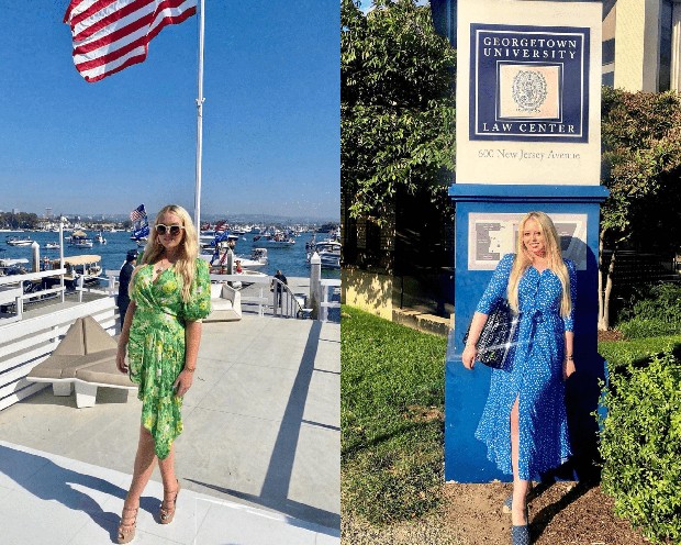 Outfit kasual Tiffany Trump/