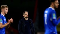 Frank Lampard dipecat Everton pada 23 Januari 2023. Cuma menang sekali dari 11 laga terakhirnya, Lampard akhirnya ditendang (Getty Images)