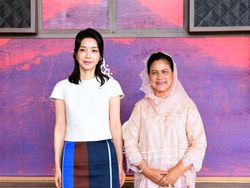 Pesona Istri Presiden Korea Selatan di KTT G20 Curi Perhatian