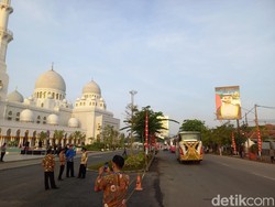 Jelang Peresmian Masjid Sheikh Zayed Solo, Lalin Jl Ahmad Yani Lancar
