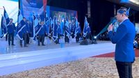 Melihat Lagi Momen AHY Lantik DPC Demokrat se-Jatim
