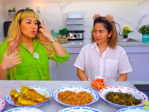 Keseruan Pinkan Mambo Kulineran Bareng Keluarga hingga Masak Enak