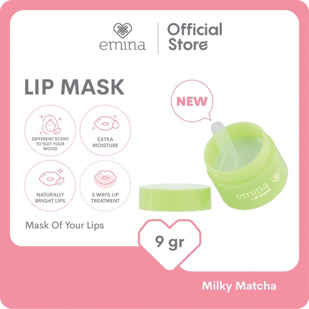 Potret produk masker bibir dari Emina