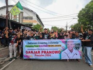 Komunitas Warteg-Pedagang Pasar di Jakut Dukung Ganjar Nyapres