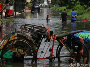Terkini! Foto-foto Banjir di Tangerang