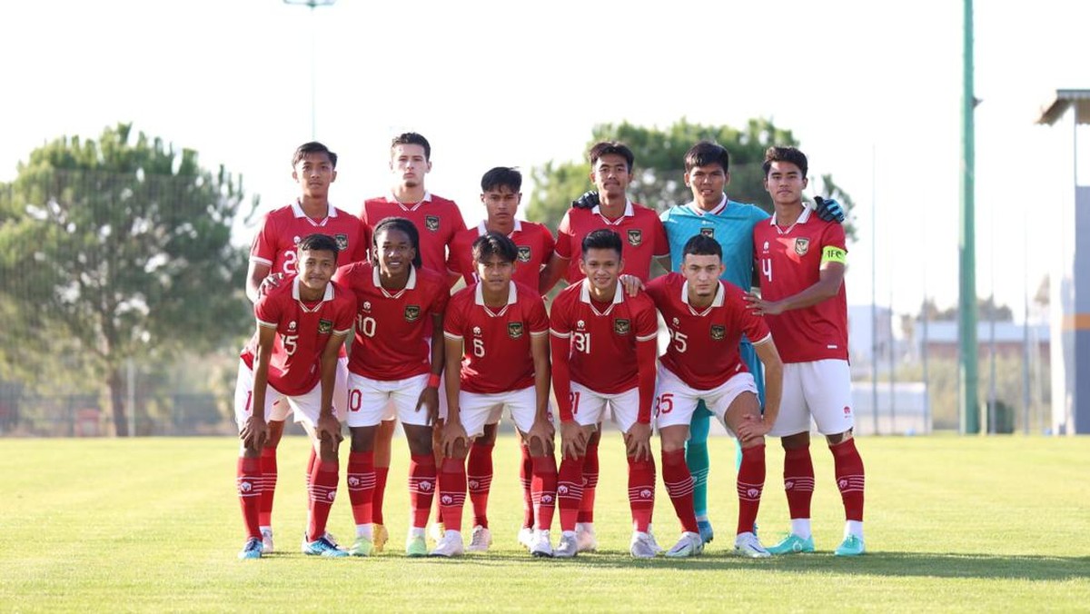 Timnas Indonesia U-20 kalah 1-2 dari Slovakia. Foto: Dok. PSSI