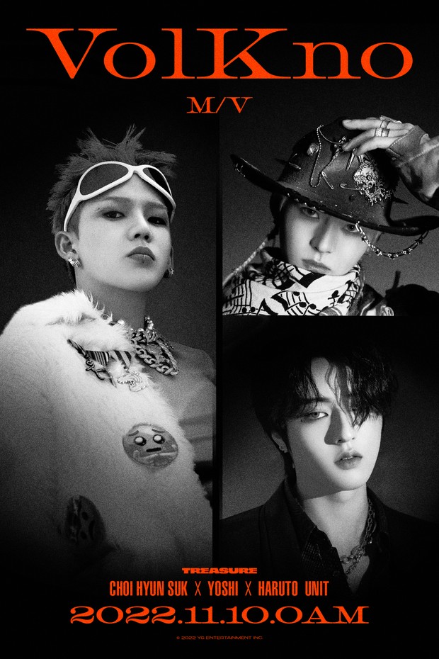 TREASURE Rapper Unit / Foto : twitter.com/ygent_officia TREASURE VolKno Concept Poster / Foto : twitter.com/ygent_official