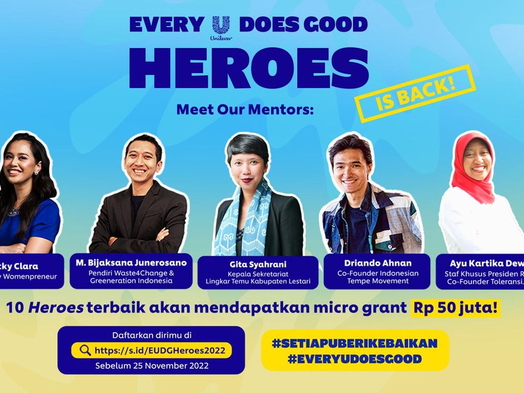 Unilever Cari 10 Anak Muda yang Siap Bawa Perubahan, Yuk Segera Daftar!