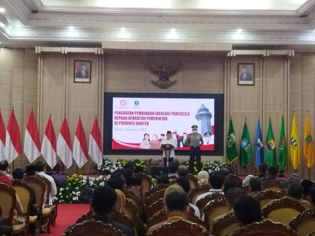 Maruf Amin ke ASN Banten: Pancasila dan Agama Tak Bertentangan