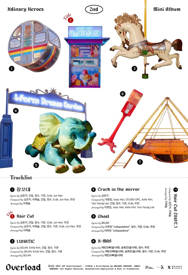 Xdinary Heroes Overload Tracklist / Foto : twitter.com/XH_Official Xdinary Heroes Overload Tracklist / Foto : twitter.com/XH_Official