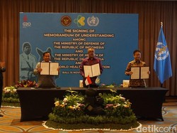 Menhan, Menkes, dan WHO Teken MoU soal Pusat Pendidikan Darurat Kesehatan