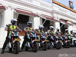 20 Motor Listrik Jadi Kendaraan Operasional Polisi di Surabaya