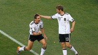 16: Jumlah gol dari top skor Piala Dunia sepanjang masa yang dicetak Miroslav Klose. Pesaing terdekatnya yang masih berpeluang pecahkan rekor itu adalah rekan senegaranya sendiri yakni Thomas Mueller dengan 10 gol (Getty Images)