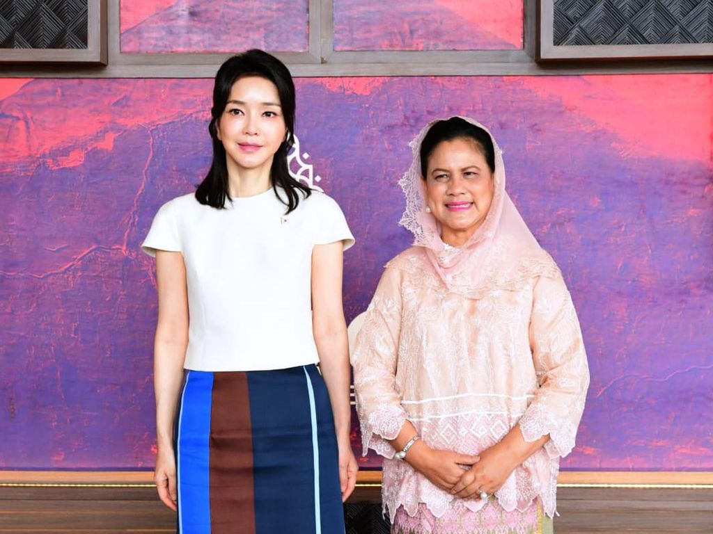 Sosok Kim Keon Hee, Ibu Negara Korea Selatan yang Akrab Bareng Iriana