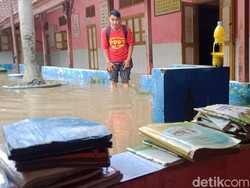 Banjir di Bayat Klaten Bikin 2 Sekolah Liburkan Muridnya