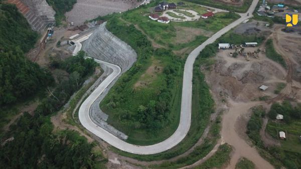 Bendungan Pengendali Banjir di Bali Utara Nyaris Rampung