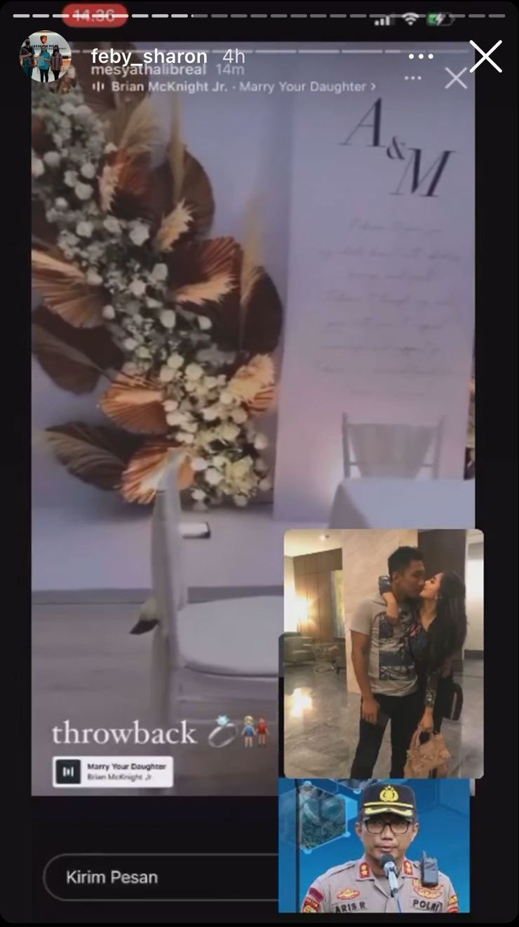 Feby Sharon Beberkann Diduga Bukti Pernikahan AKBP Aris & Ipar Taqy Malik