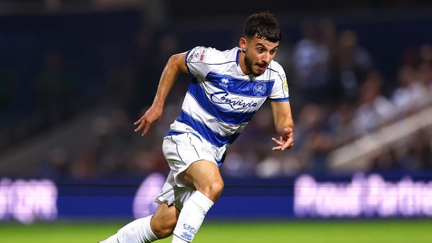 LONDON, ENGLAND - AUGUST 16: Ilias Chair of Queens Park Rangers during the Sky Bet Championship between Queens Park Rangers and Blackpool at Loftus Road on August 16, 2022 in London, United Kingdom. (Photo by Jacques Feeney/Offside/Offside via Getty Images)