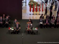 Momen Jokowi-Xi Jinping Nobar Uji Coba Kereta Cepat Jakarta-Bandung