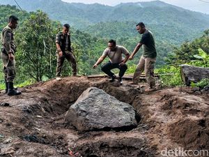 Pria di Sukabumi Tewas Tertimpa Batu Besar!