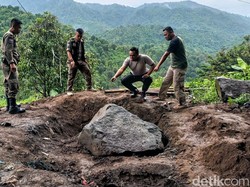 Pria di Sukabumi Tewas Tertimpa Batu Besar!