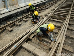 Rel Trem Kuno di Proyek MRT Fase 2 Disebut Tertua di Indonesia