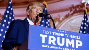 Momen Donald Trump Umumkan Siap Nyapres Lagi di 2024