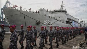 Pasukan TNI AL Sail Tidore Dilepas di Pelabuhan Tanjuk Priok