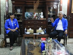 Anak Bambang Pacul Sowan Ganjar di Semarang, Ternyata Ini Tujuannya