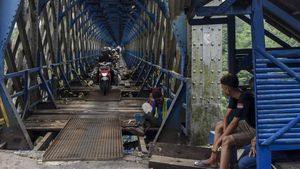 Jembatan Peninggalan Belanda di Ciamis Ini Tengah Diperbaiki