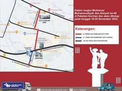 Pembukaan Muktamar Muhammadiyah Solo Hari Ini, Jalan Pabelan-Gonilan Ditutup