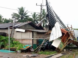 47 Rumah di Ciamis Rusak Diterjang Hujan Disertai Angin Kencang