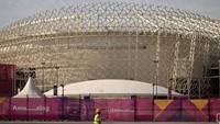 Stadion berkapasitas 44.740 ini akan menggelar laga-laga di Grup A, B, E, dan F di Piala Dunia 2022. Foto: AFP via Getty Images/KIRILL KUDRYAVTSEV