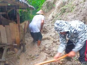 Diguyur Hujan Lebat, Banjir-Longsor Landa Eromoko Wonogiri