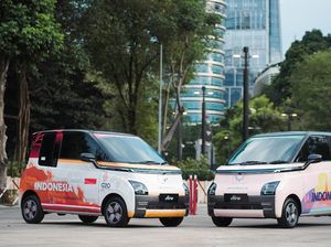 300 Wuling Air ev Berjubah Unik Seliweran di Area KTT G20 Bali