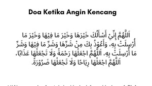 Bacaan Doa Ketika Angin Kencang Agar Selalu Dilindungi Allah SWT