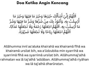 Bacaan Doa Ketika Angin Kencang Agar Selalu Dilindungi Allah SWT