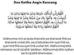 Bacaan Doa Ketika Angin Kencang Agar Selalu Dilindungi Allah SWT