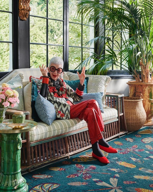 Foto: instagram.com/iris.apfel Gaya Iris Apfel/