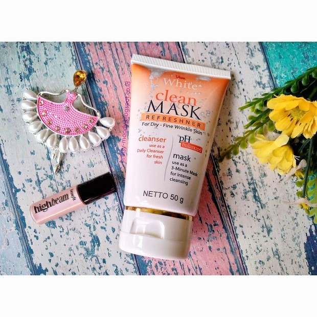 Ilustrasi viva clean mask/ Foto: Instagram/ vivacosmetics.mdn gambaran salah satu varian dari viva clean mask