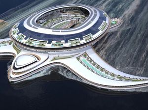 Potret Calon Kapal Pesiar Terbesar Dunia, Made In Arab!