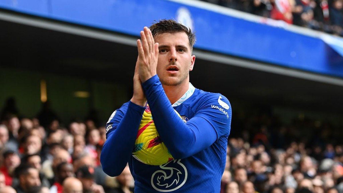 Mason Mount menemui ketidakjelasan masa depan di Chelsea. (Foto: Getty Images)