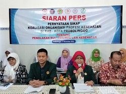 Organisasi Profesi Kesehatan Se-Probolinggo Tolak RUU Omnibus Law Kesehatan