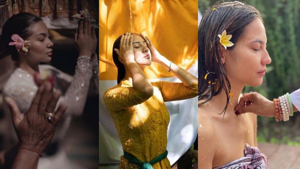 6 Potret Seleb Healing Melukat di Bali, Ariel Tatum hingga Anya Geraldine